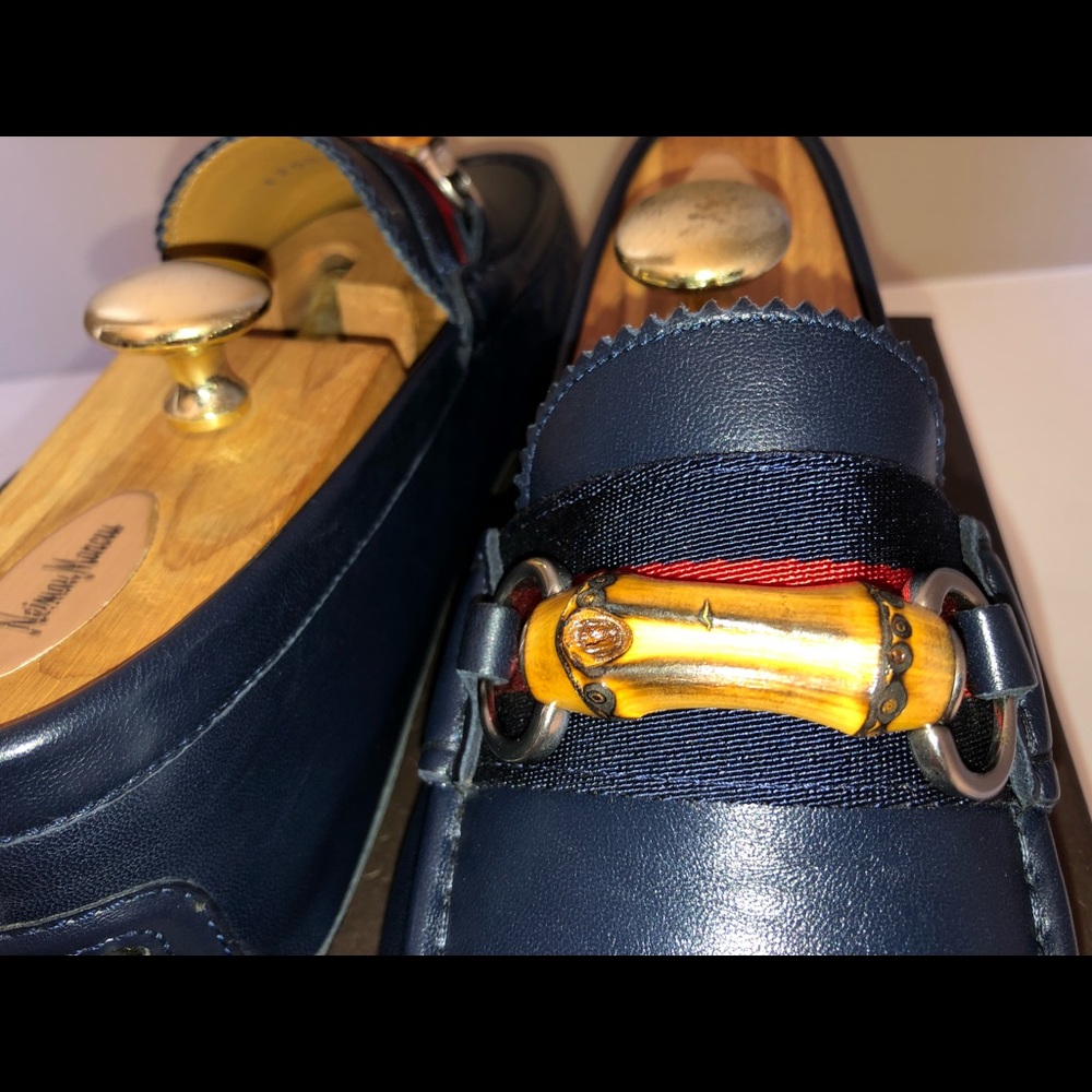 Gucci Driving Loafers Blue